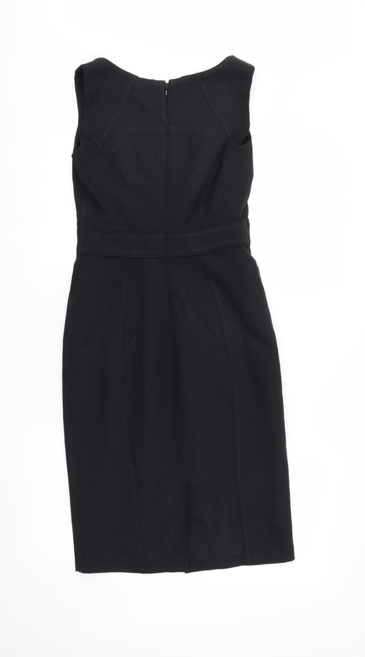 Atmosphere Womens Black Sheath Size 8