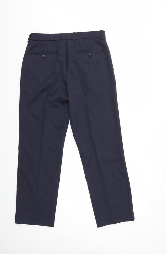 Topshop Mens Blue Trousers Size 32 in L28 in