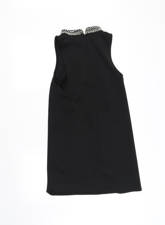 Topshop Womens Black Fit & Flare Size 8