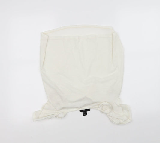 Womens UK Size 8 Atmosphere White Basic Blouse