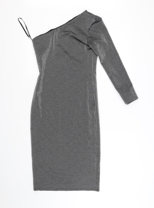 pre worn Womens Grey Fit & Flare Size 10