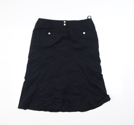 weekend Womens Black Flare Skirt Size L