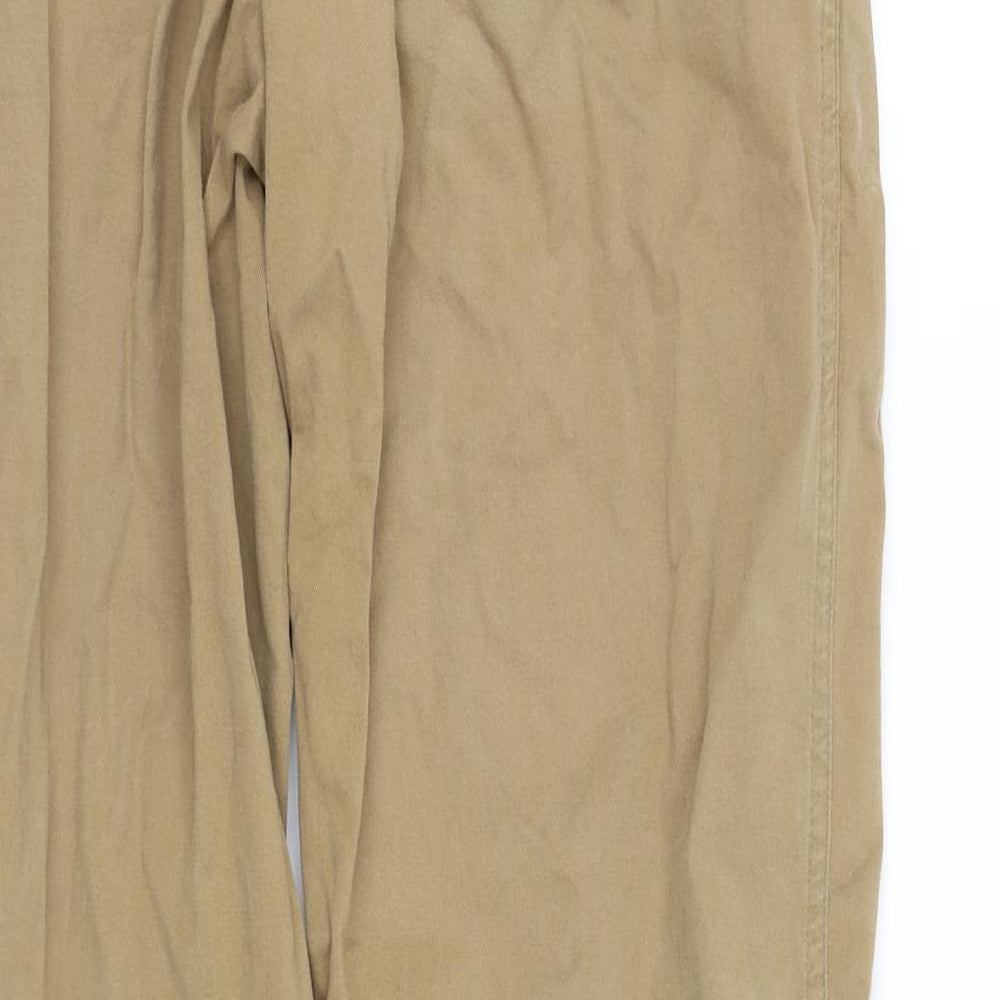 Womens UK Size M pre worn Regular Fit Skinny Beige Jeans