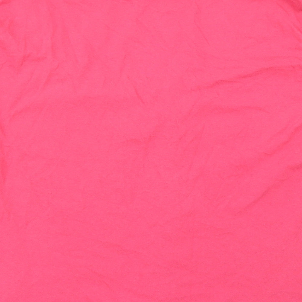 Womens UK Size 16 Dorothy Perkins Pink Basic T-Shirt