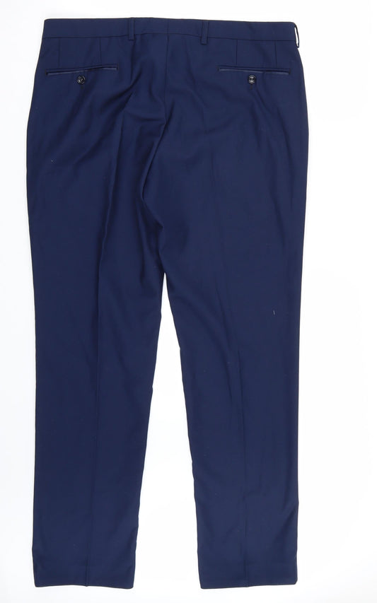 Garnitex Mens Blue Trousers Size 32 L33 in