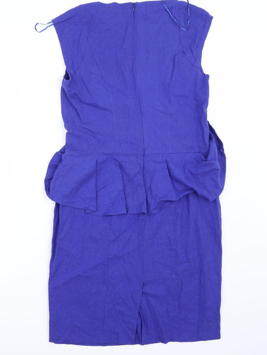 F&F Womens Blue A-Line Size 14