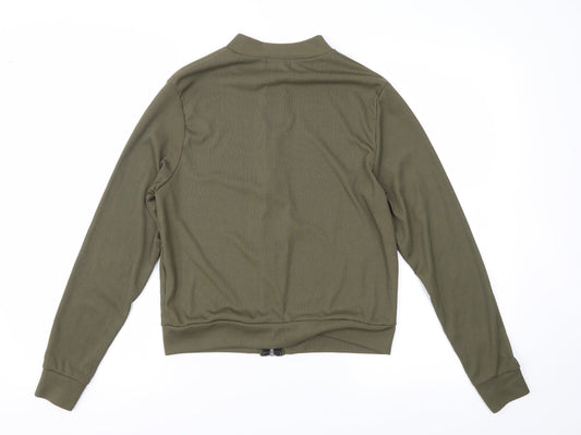Boohoo Womens Green Jacket Size 8