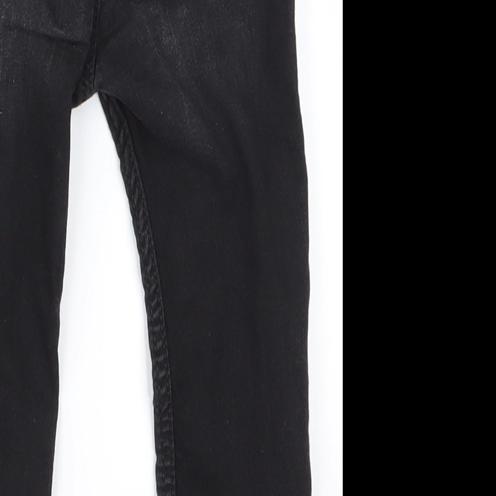 H&M Girls Black Cargo Jeans Size 12-18 Months