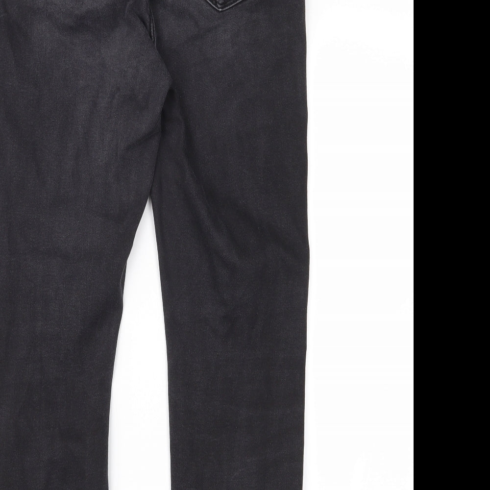 ASOS Womens Black Cropped Jeans Size S L26 in