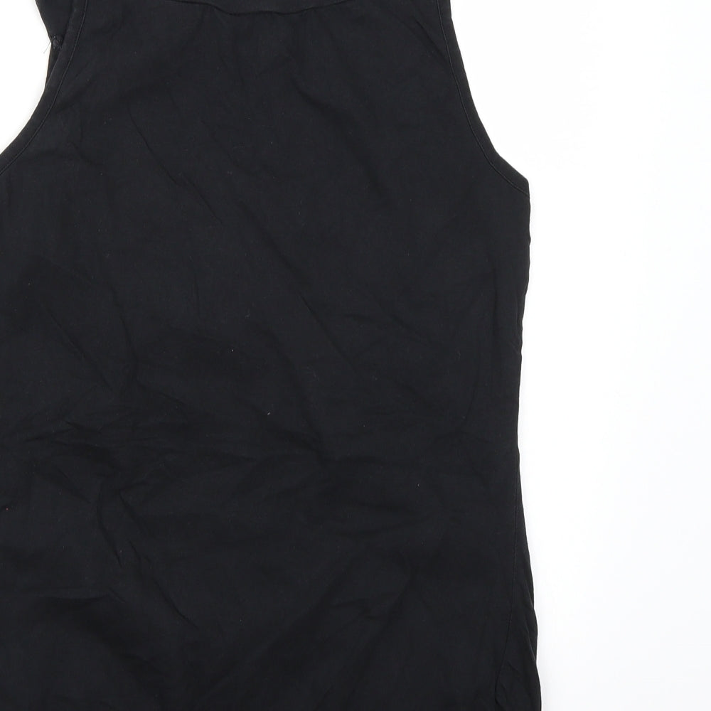 Womens UK Size 14 Dorothy Perkins Black Camisole Tank