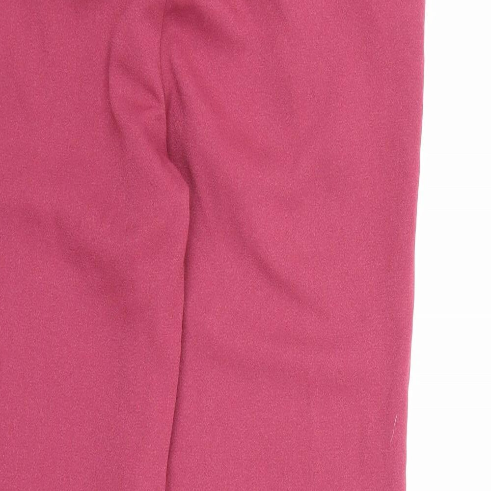 Womens UK Size 8 F&F Regular Fit Bloomer Pink Trousers