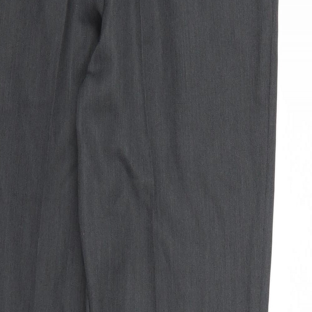 Burton Mens Grey Rayon Dress Pants Trousers L30 in