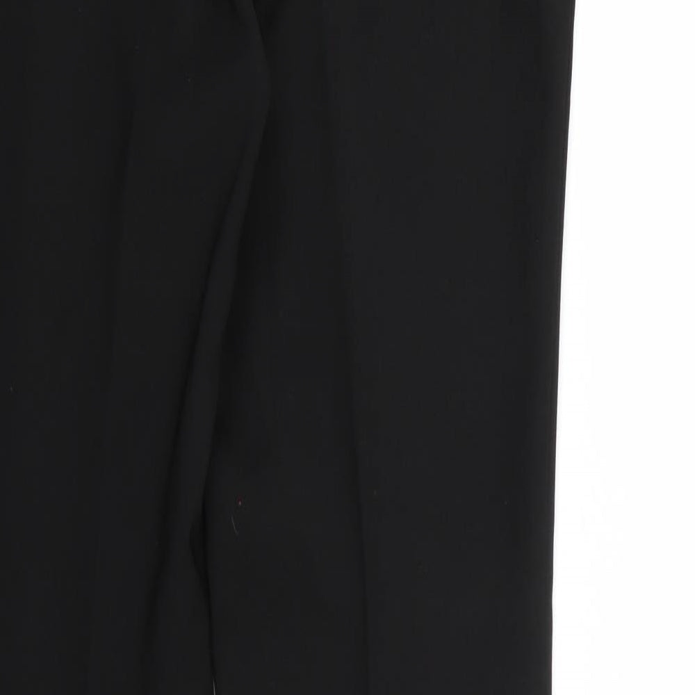 AMARANTO Womens Black Rayon Dress Pants Trousers Size 10 L30 in