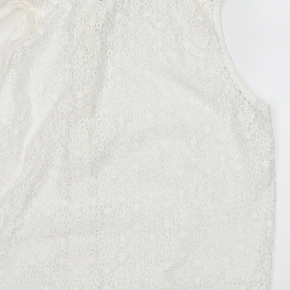 Womens UK Size 16 Select White Basic Tank