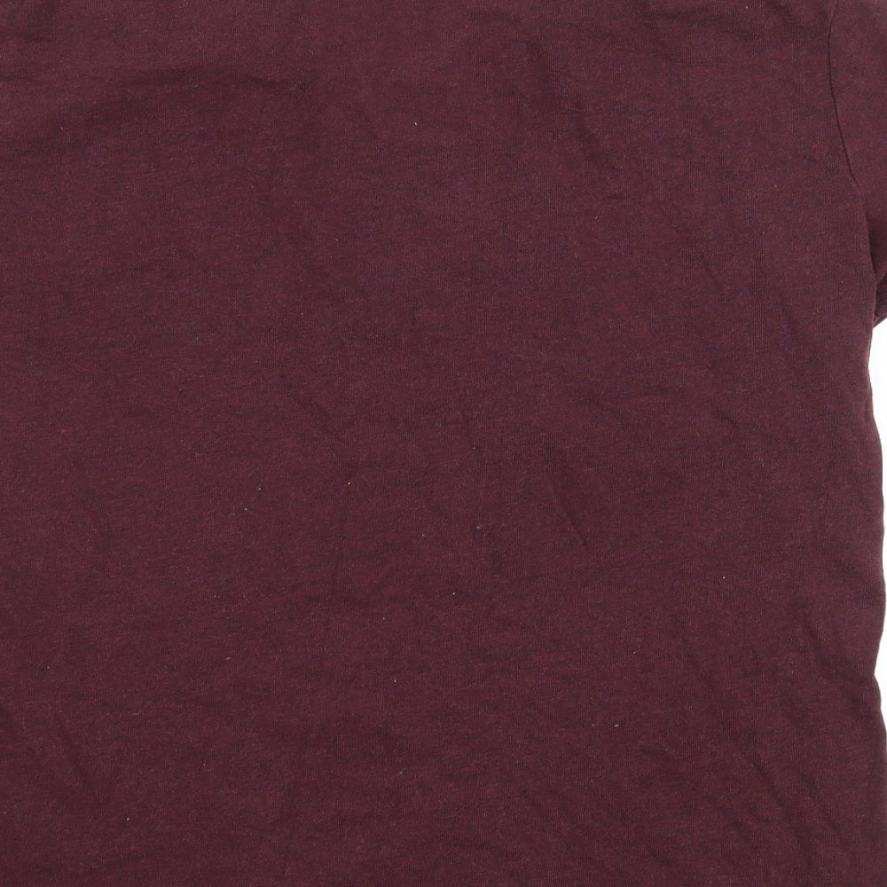 F&F Mens Purple T-Shirt Size M - graphic
