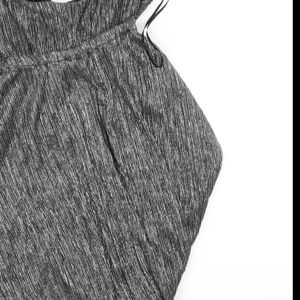 Miss Selfridge Womens Silver A-Line Size 6