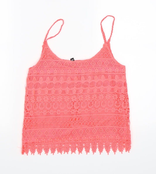 Womens UK Size XS H&M Pink Camisole Tank