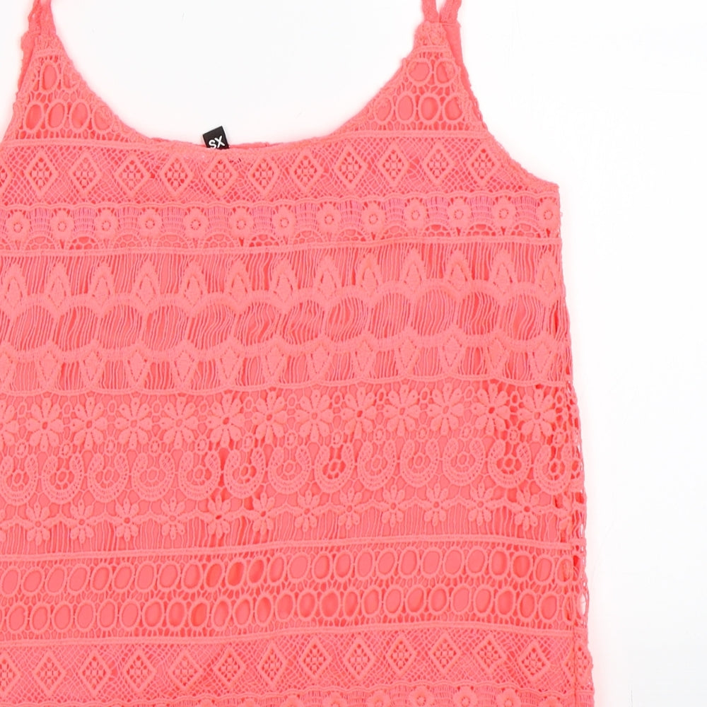 Womens UK Size XS H&M Pink Camisole Tank