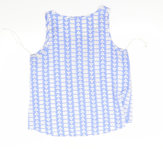 Womens UK Size 14 Atmosphere Blue Basic Tank
