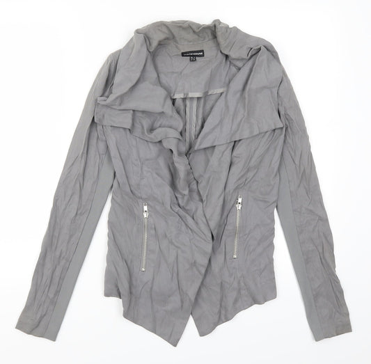 Womens UK Size 6 Warehouse Grey Jacket