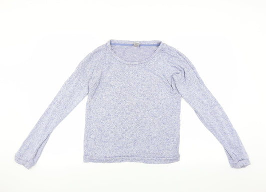 Avenue Womens Blue Pullover Jumper Size 8