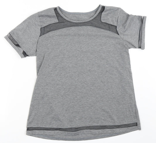SHEIN Womens Grey Basic T-Shirt Size M