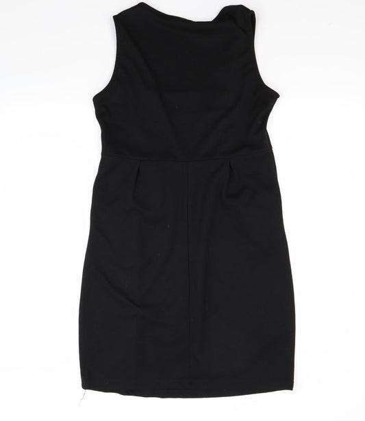 Atmosphere Womens Black A-Line Size 14