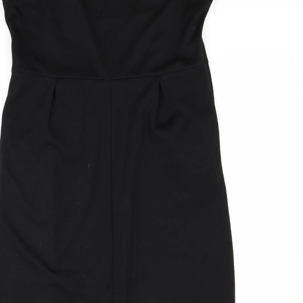 Atmosphere Womens Black A-Line Size 14