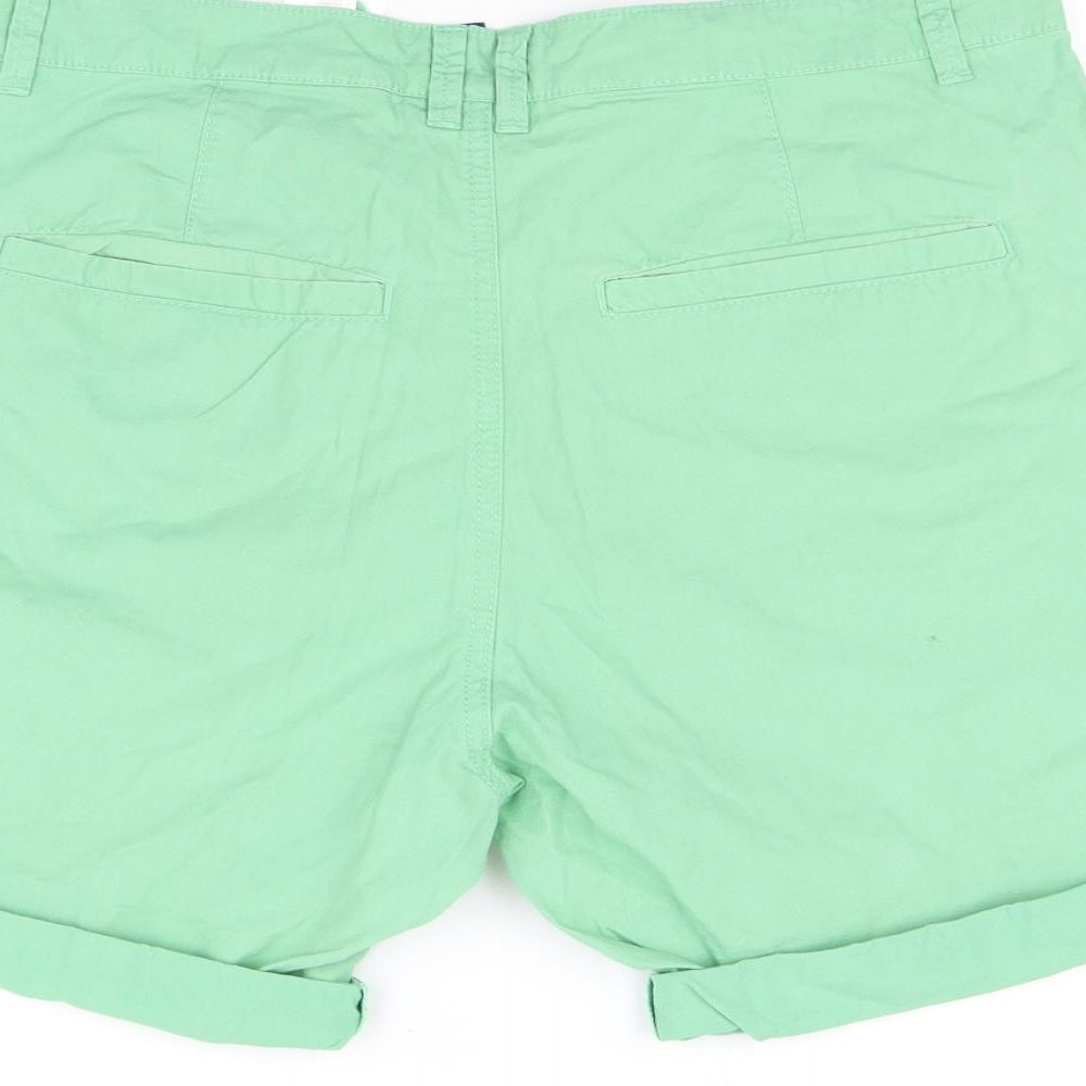 Divided Womens Gold Cut-Off Shorts Size 32 in