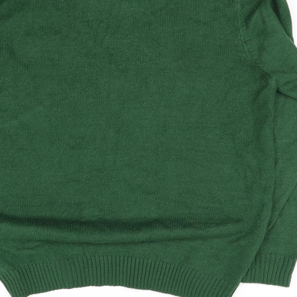 Avenue Mens Green Pullover Jumper Size L