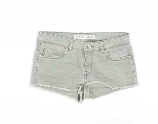Womens UK Size 6 Denim & Co. Regular Fit Cut-Off Shorts