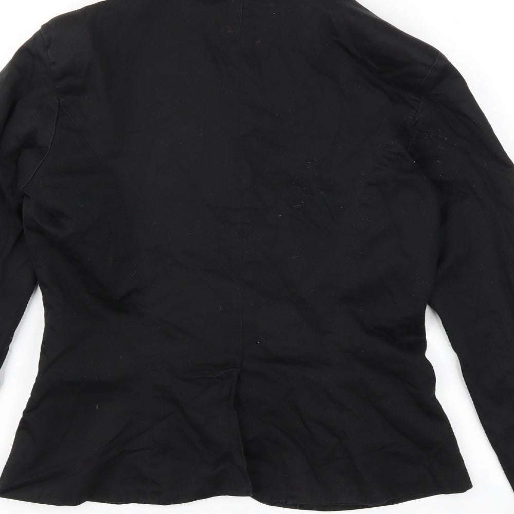 Womens UK Size M Bershka Black Jacket