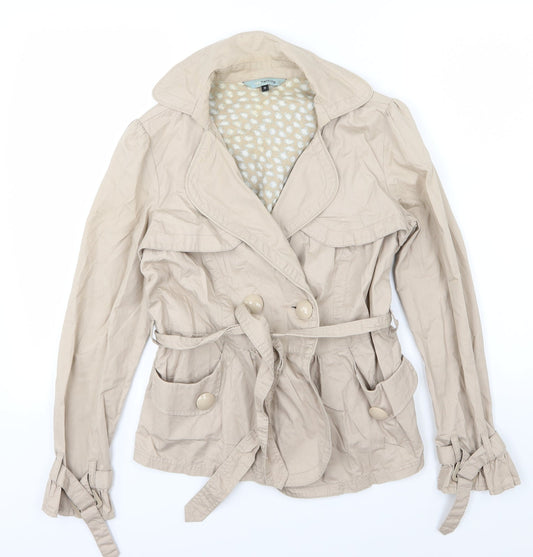 Womens UK Size 10 Red Herring Beige Jacket