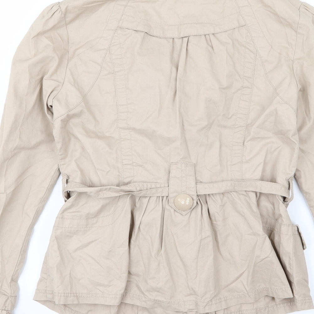 Womens UK Size 10 Red Herring Beige Jacket