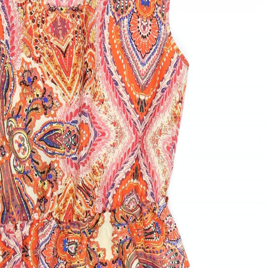 Primark Womens Orange A-Line Size 12