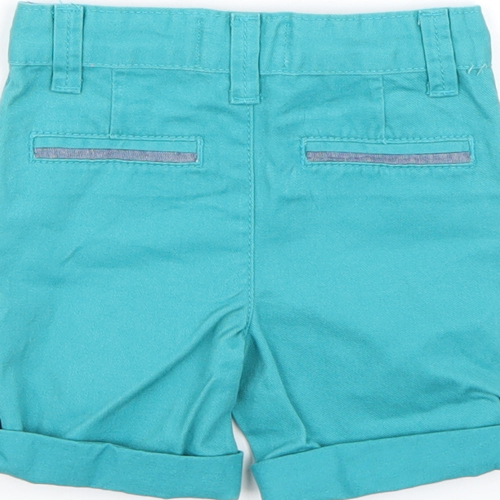 Denim & Co. Boys Blue Cropped Trousers Size 6-9 Months
