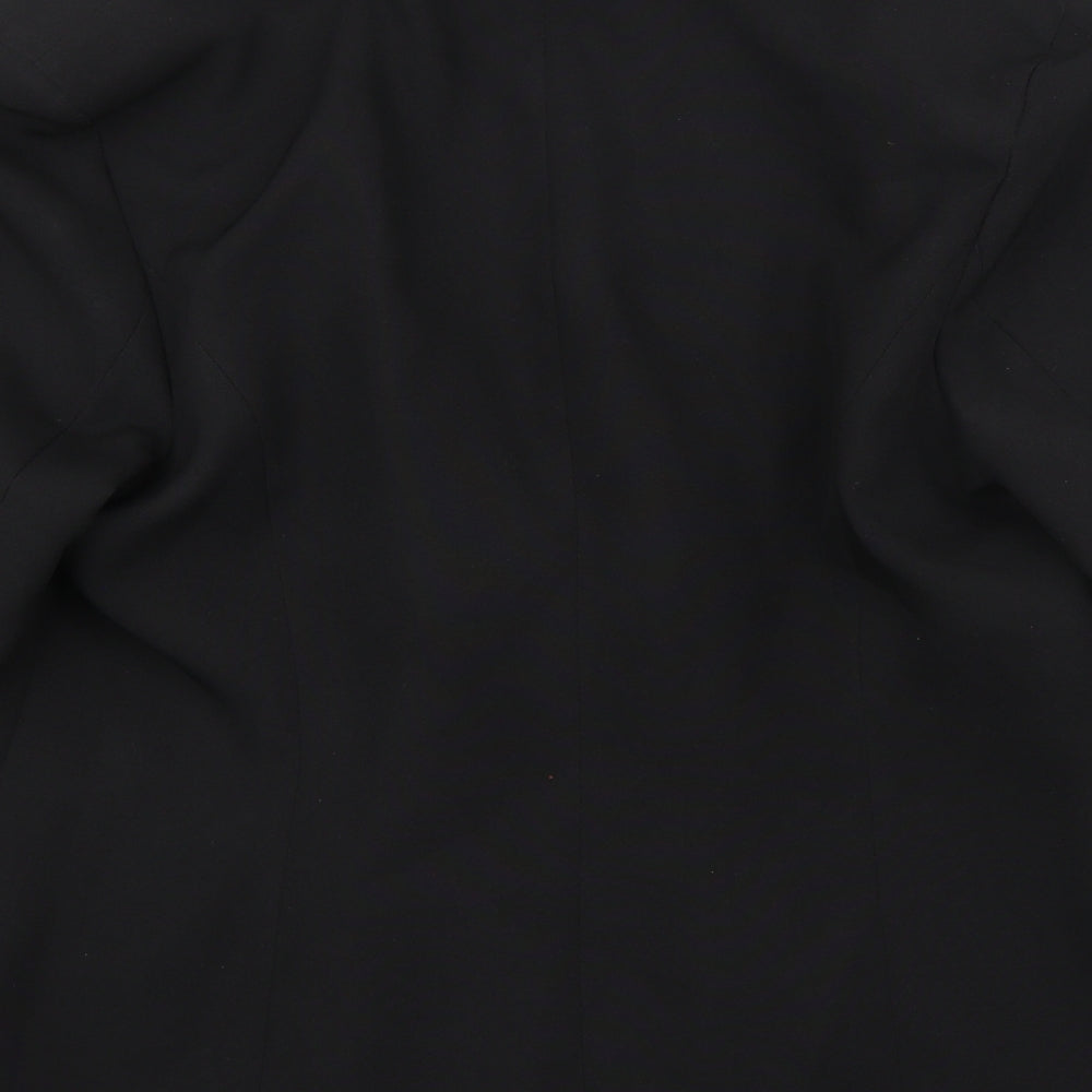 Womens UK Size 14 AMARANTO Regular Black Blazer