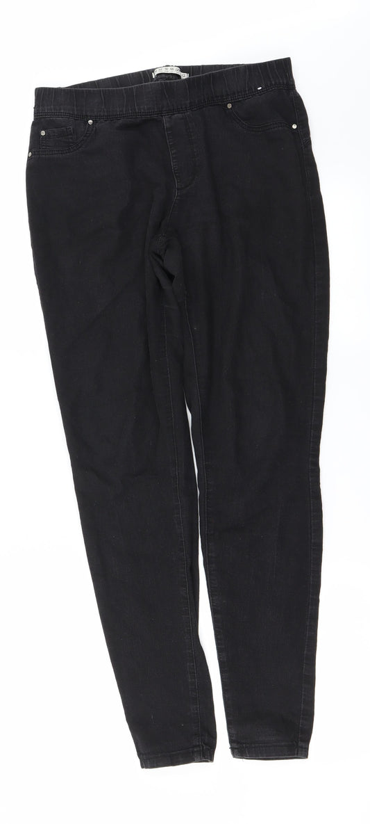 Womens UK Size 14 denim co Regular Fit Grey Trousers
