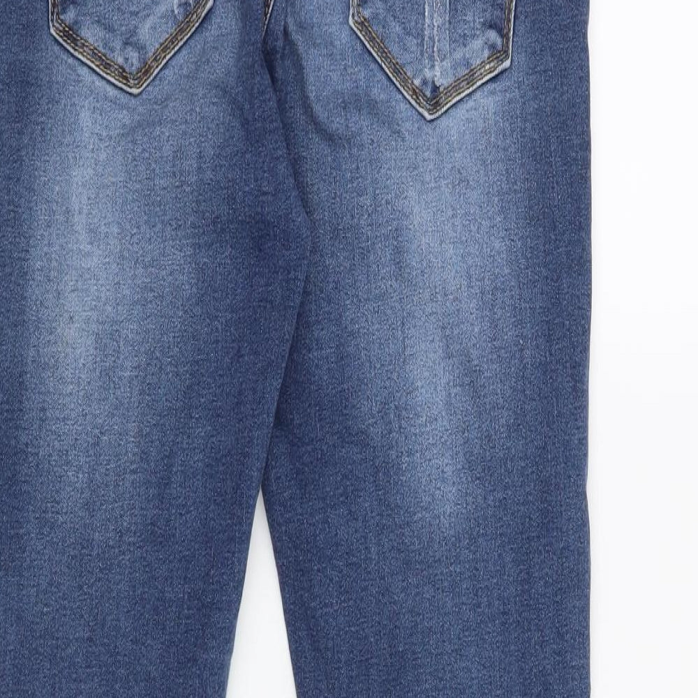 I-X London Womens Blue Skinny Jeans Size 8 L27 in