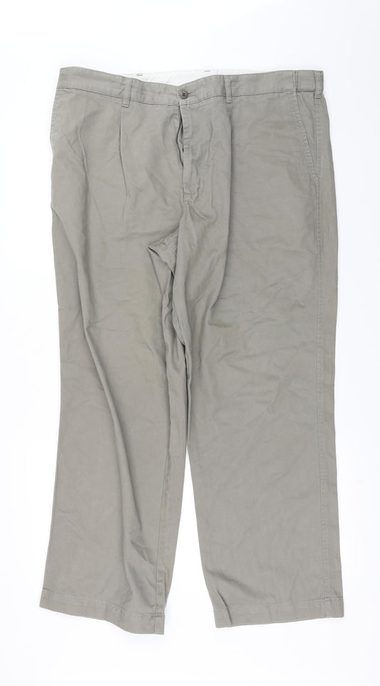 Womens UK Size 40 BHS Regular Fit Brown Trousers