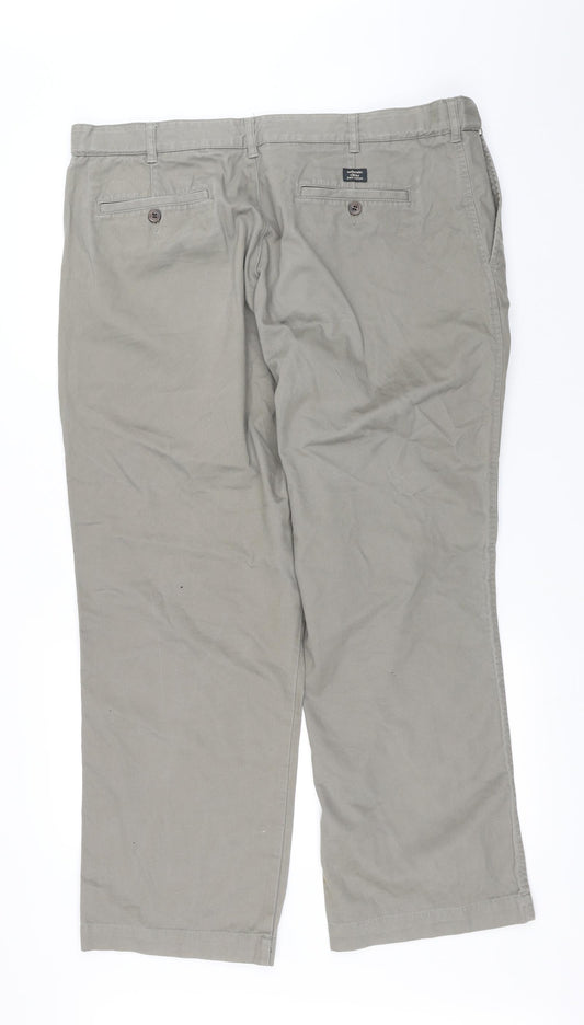 Womens UK Size 40 BHS Regular Fit Brown Trousers