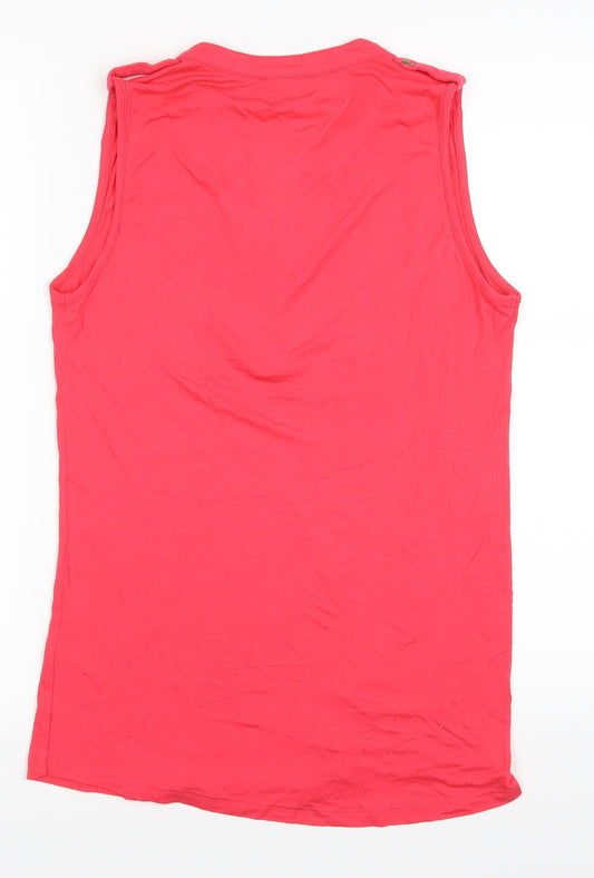 F&F Womens Pink Basic Blouse Size 8