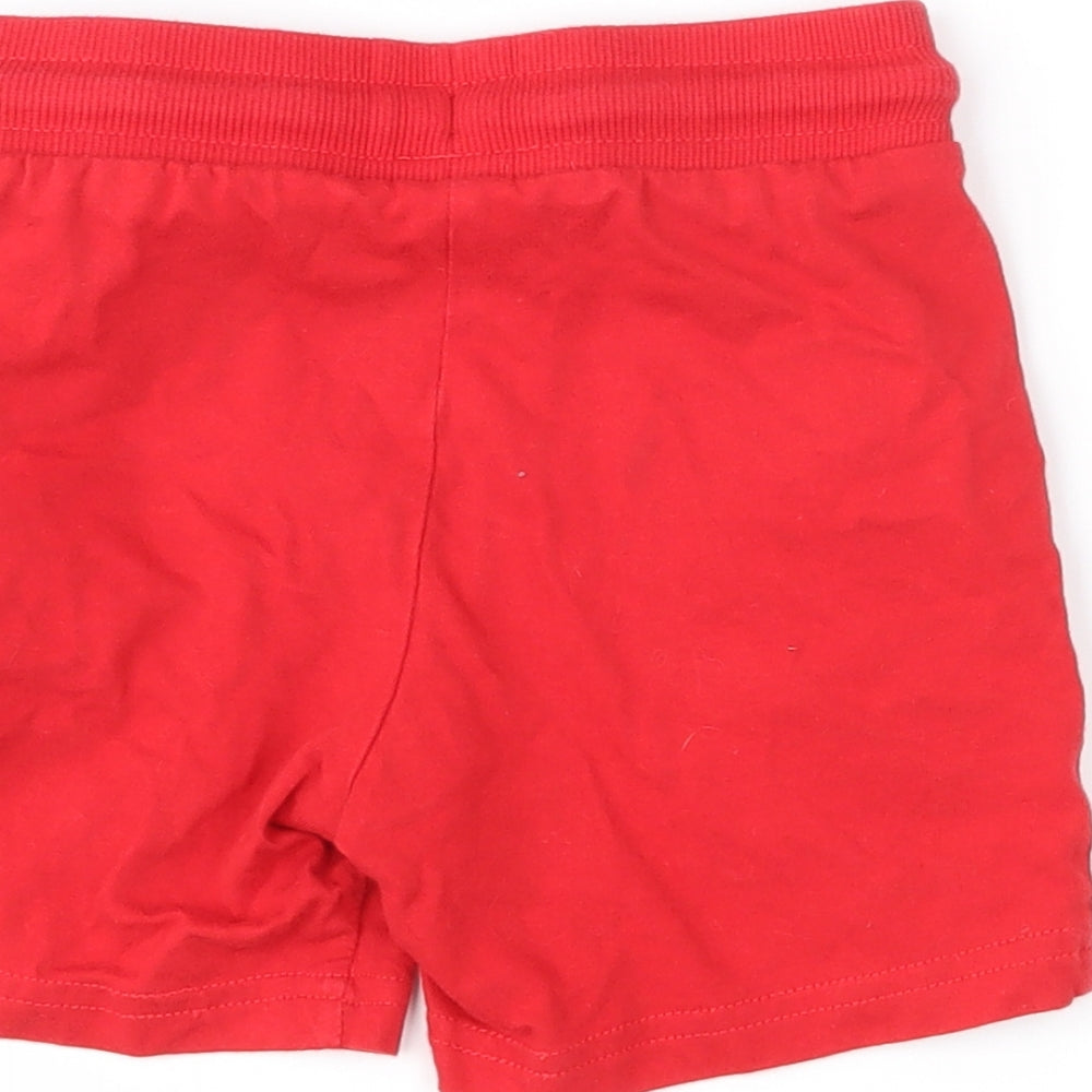 F&F Boys Red Cropped Trousers Size 18-24 Months
