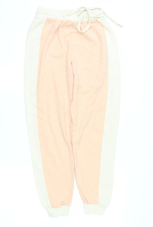 Womens UK Size 6 ASOS Regular Fit Sweatpants Pink Trousers