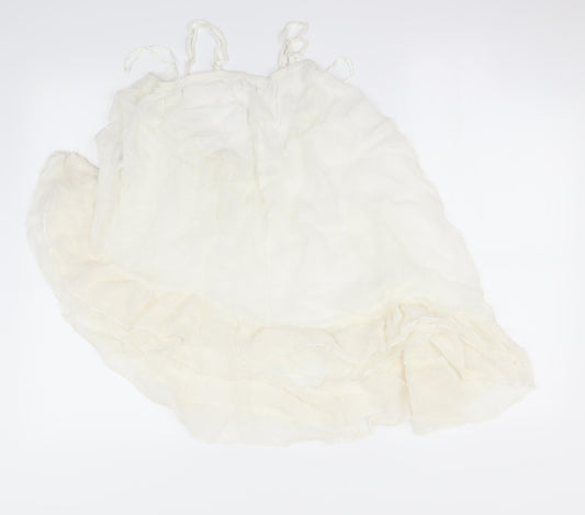 Womens UK Size 8 Next Ivory Camisole Blouse