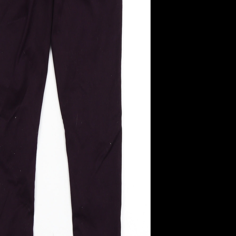 George Womens Purple Skinny Jeans Size 8 L29 in