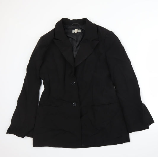 Womens UK Size 14 ASOS Regular Black Suit Jacket
