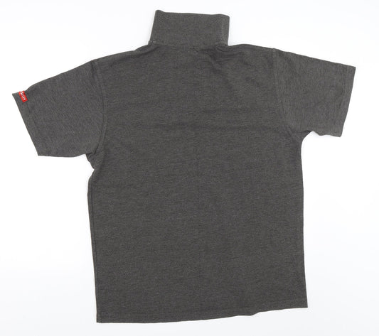 Uneek Mens Grey Polo Size L