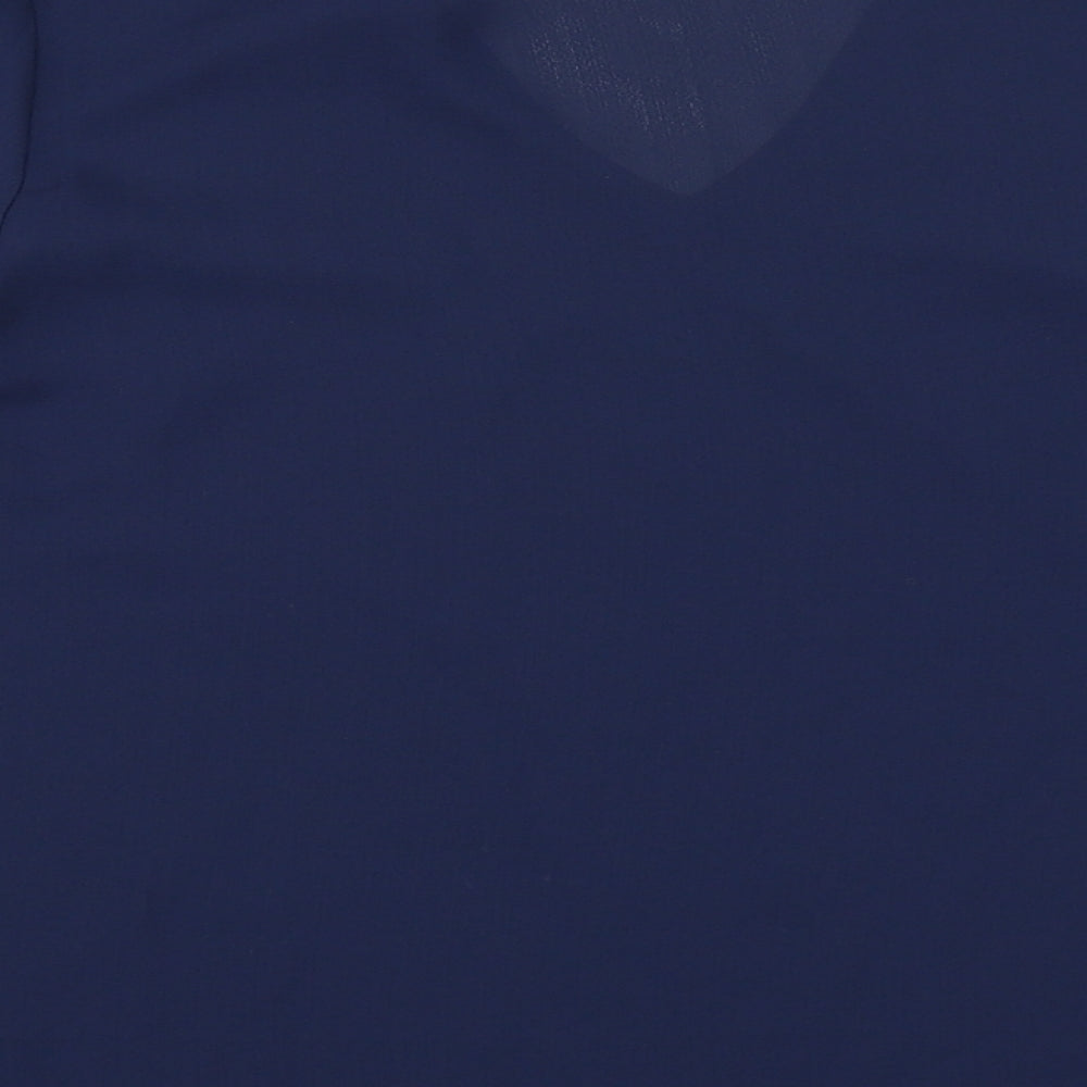 F&F Womens Blue Basic Blouse Size 10