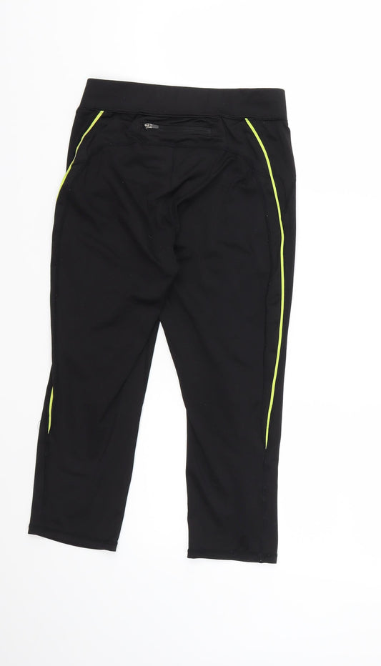 Preworn Womens Black Capri Leggings Size S L10 in